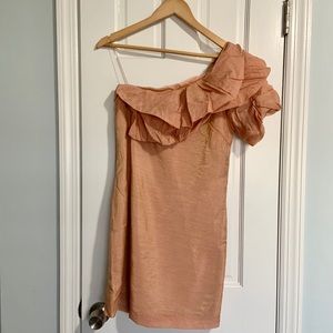 Just Peachy! Off the shoulder dress